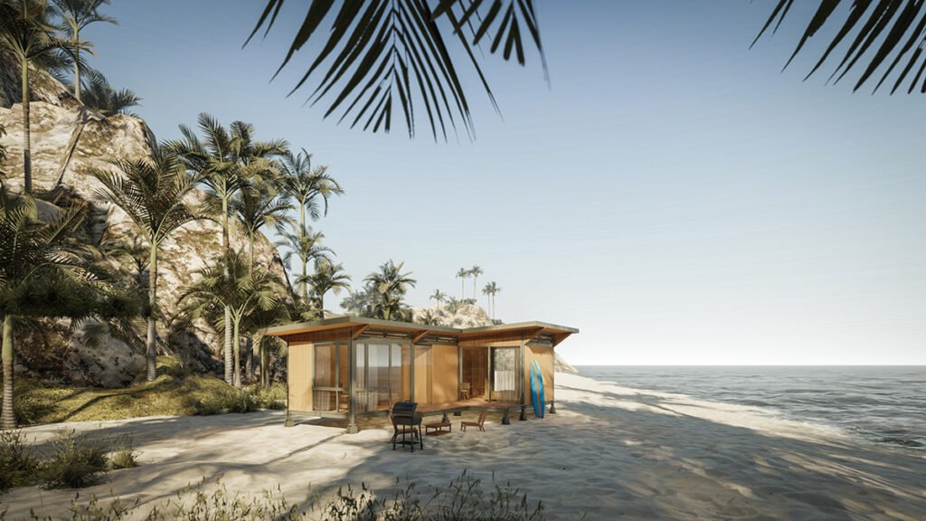 beachside Tiny house studio for tiny living with nature