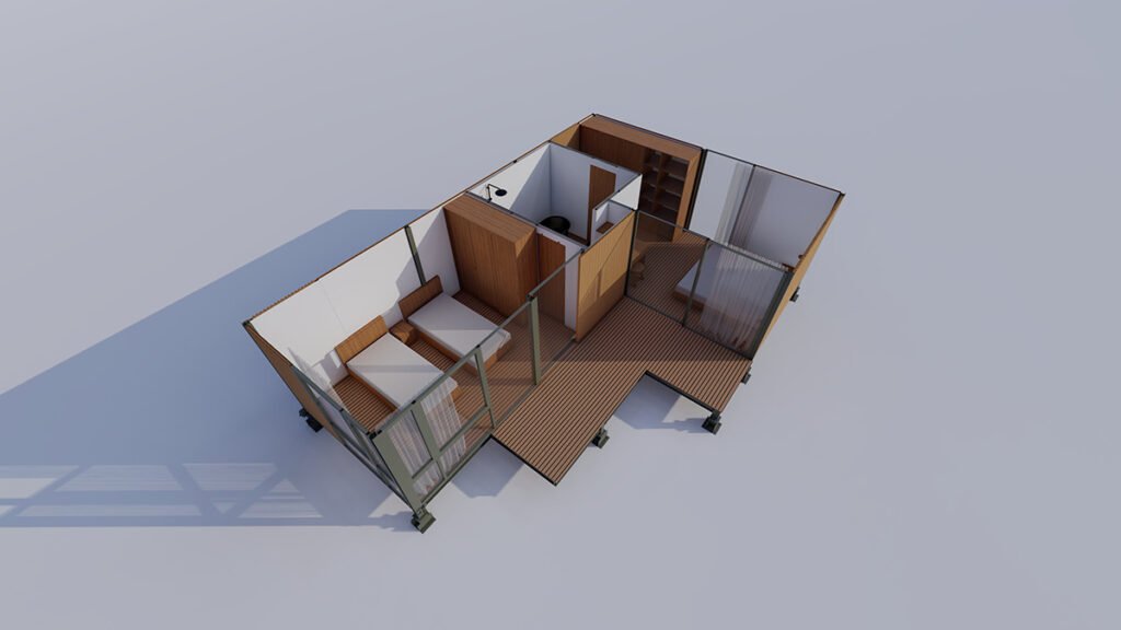 tiny house interior design for tiny living concept
